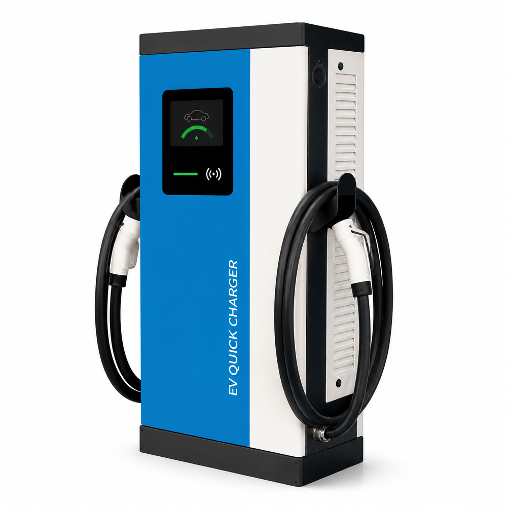 New OEM ODM Dual Gun DC Fast EV Charging Station 120kW-240kW CCS2 OCPP Commercial Charger with Ether